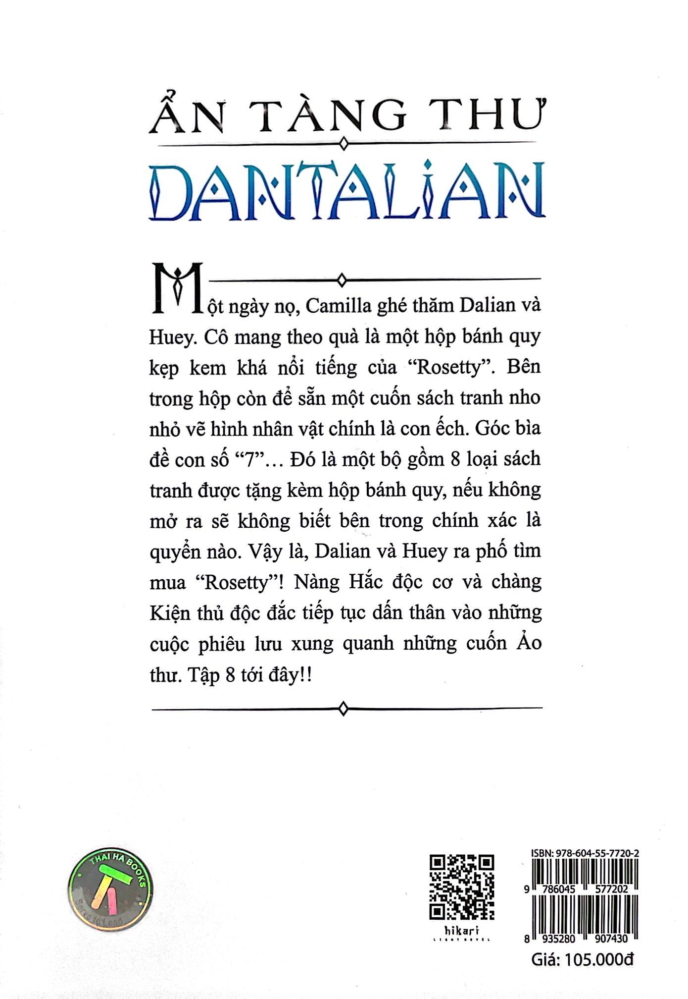 Ẩn Tàng Thư Dantalian 8 (Tặng Bookmark)