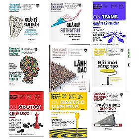 Combo HBR On Point - Ấn Phẩm Dành Cho Doanh Nhân Và Quản Lý: Chiến Lược + Lãnh Đạo + Marketing Chiến Lược + Truyền Thông Giao Tiếp + Đổi Mới Sáng Tạo + Quản Lý Bản Thân + Quản Lý Đội Nhóm + Quản Lý Sự Thay Đổi + Ra Quyết Định Thông Minh