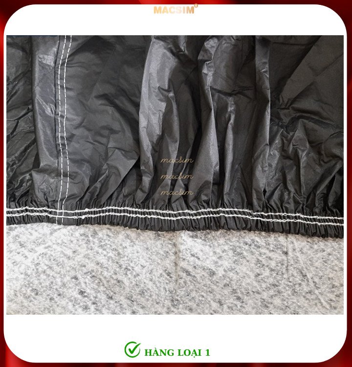 Bạt phủ ô tô bán tải Isuzu D-Max nhãn hiệu Macsim sử dụng trong nhà và ngoài trời chất liệu Polyester - màu đen