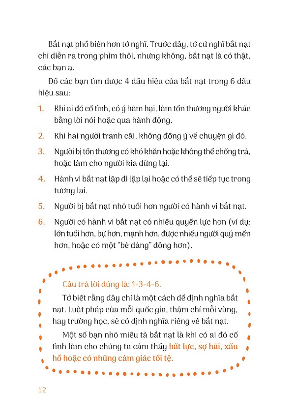 15 Bí Kíp Giúp Tớ An Toàn - Cẩm Nang Phòng Tránh Bắt Nạt Và Bạo Lực Học Đường