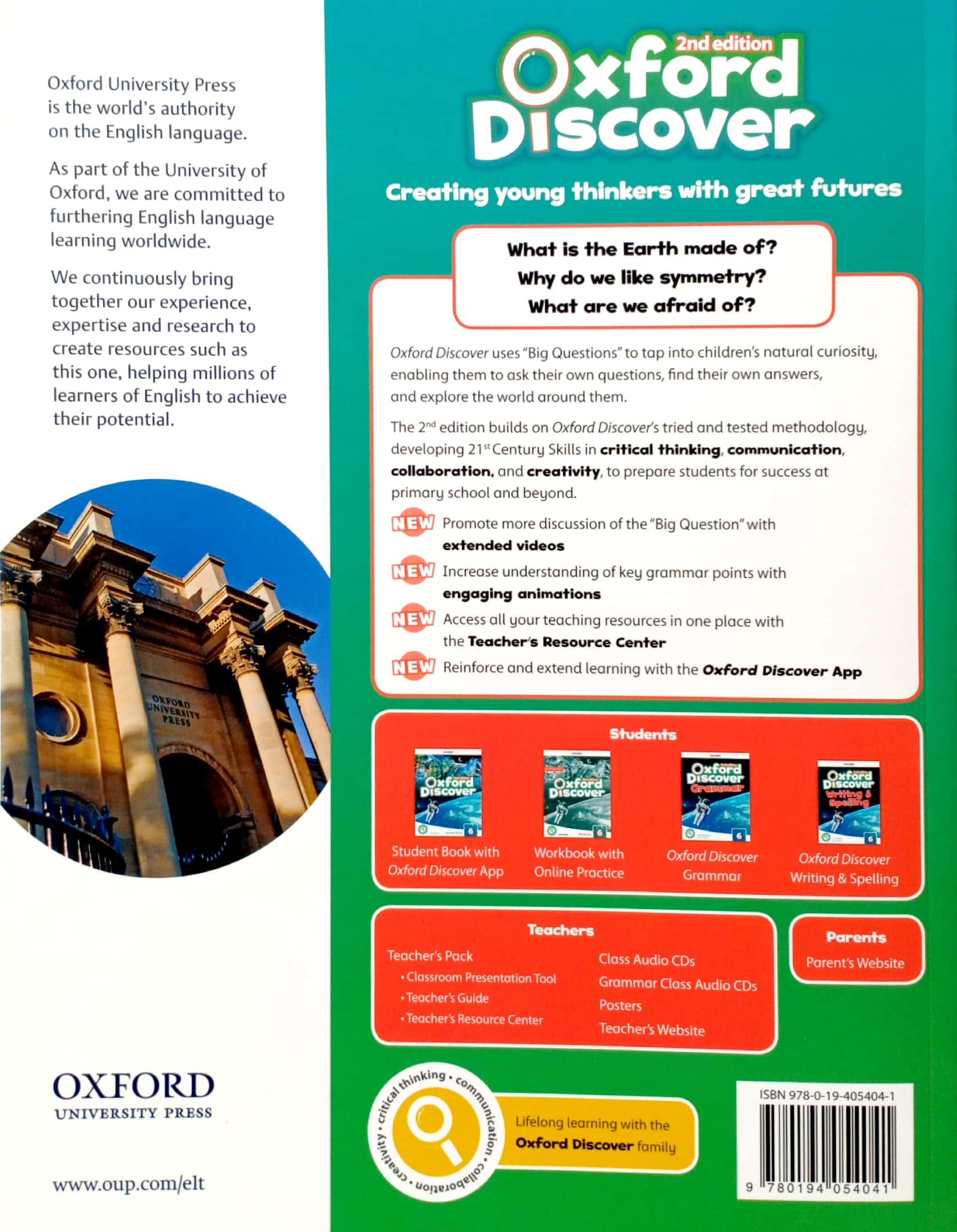 Oxford Discover 2nd Edition: Level 6: Workbook With Online Practice