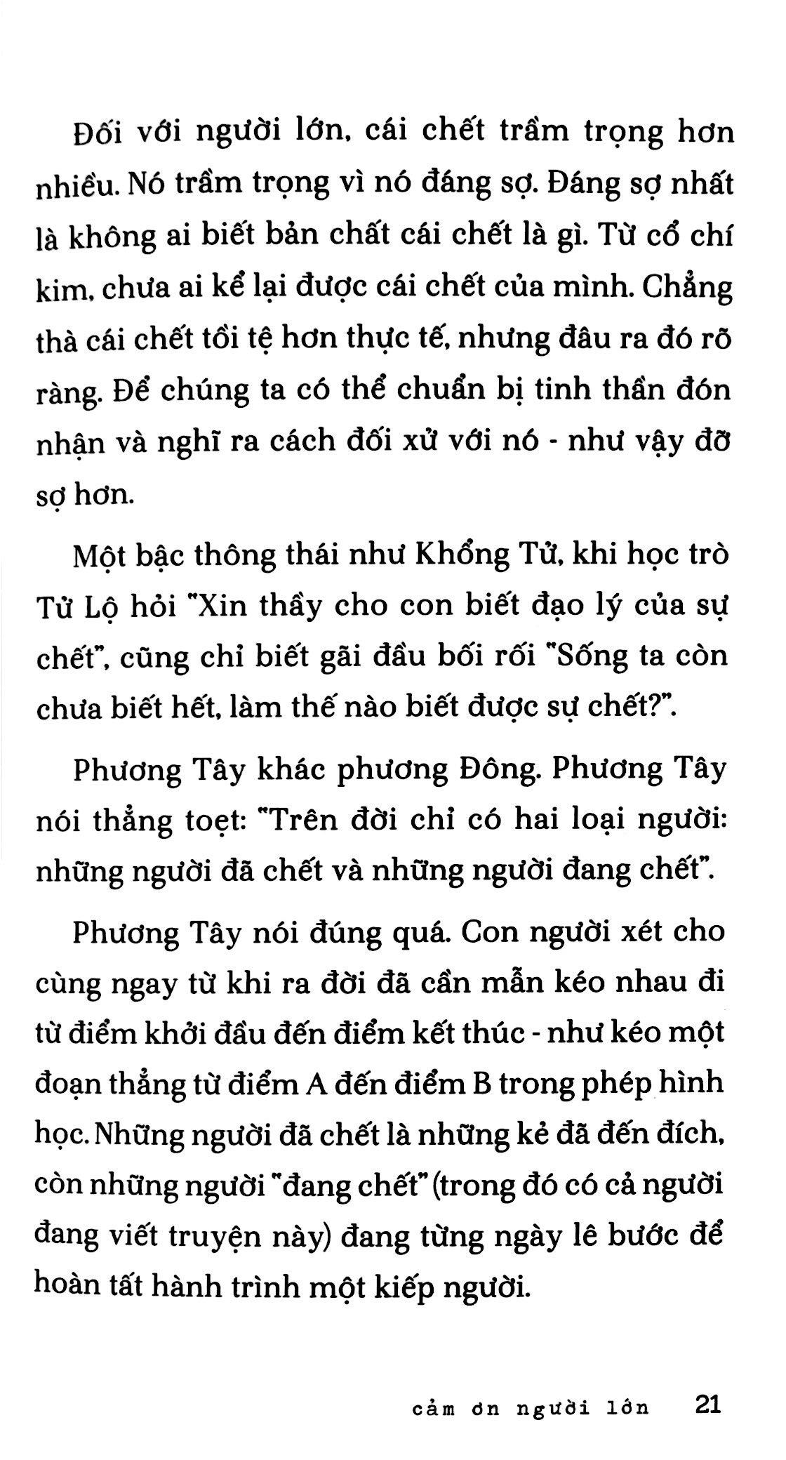 Cảm Ơn Người Lớn (Bìa Mềm)