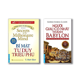 Sách - Combo 2 Cuốn: Bí Mật Tư Duy Triệu Phú + Người Giàu Có Nhất Thành Babylon