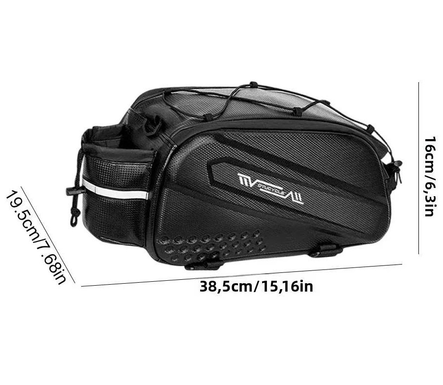 Túi Đựng Đồ Xe Đạp Thể Thao Chuyên Dụng Chất Lượng Cao RZA-390 10L EVA Vân Carbon Phản Quang Chống Nước Chắc Chắn Bền Bỉ