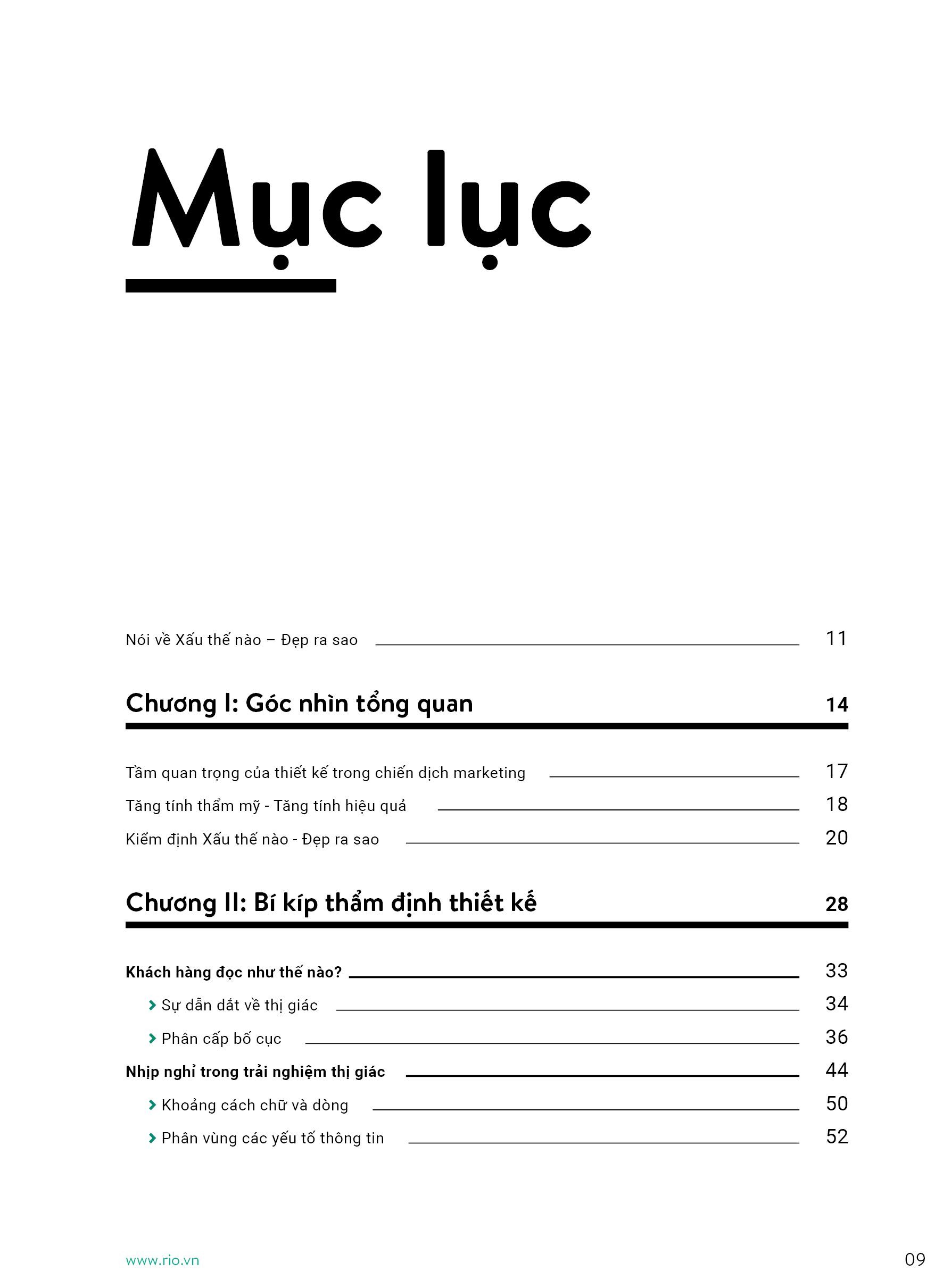 Rio Book No.1 - Xấu Thế Nào, Đẹp Ra Sao - Bí Kíp Thẩm Định Thiết Kế Trong Marketing (Tái Bản)
