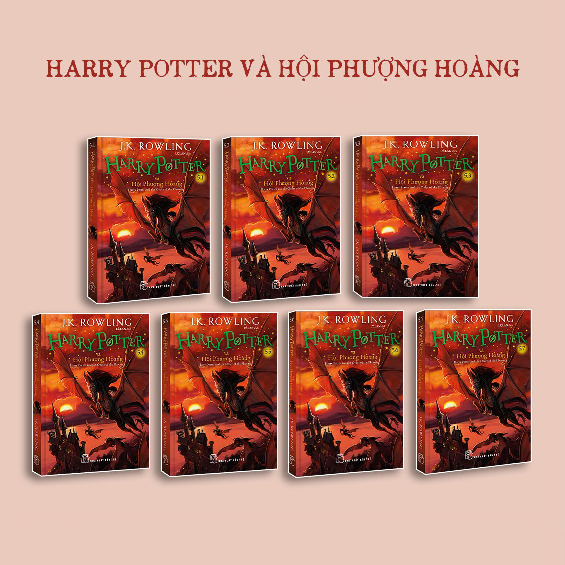 Trọn bộ 7 tập Harry Potter - Khổ Nhỏ (Boxset 30 Cuốn)