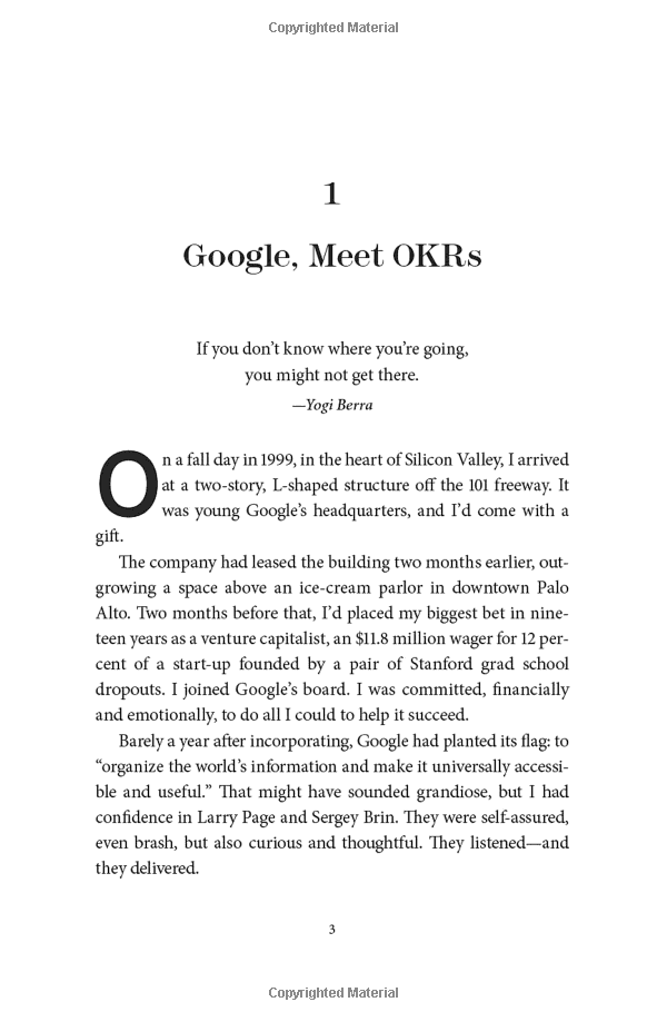 Measure What Matters: How Google, Bono, And The Gates Foundation Rock The World With OKRs
