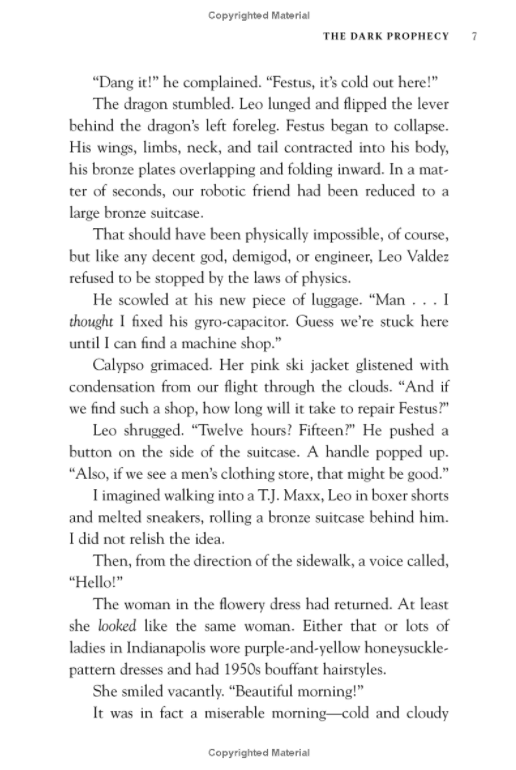 The Trials of Apollo Series #2: The Dark Prophecy