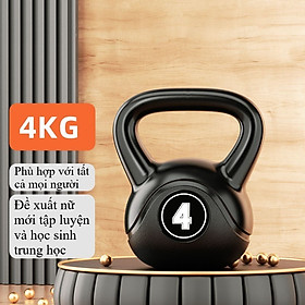Tạ Bình Vôi,Tạ Ấm 4kg Bê Tông Bọc Nhựa PE Cao Cấp Chính Hãng Đại Nam Sport