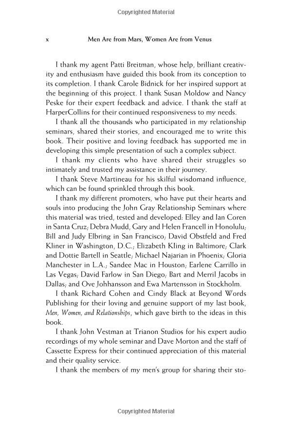 Men Are from Mars, Women Are from Venus: The Classic Guide to Understanding the Opposite Sex