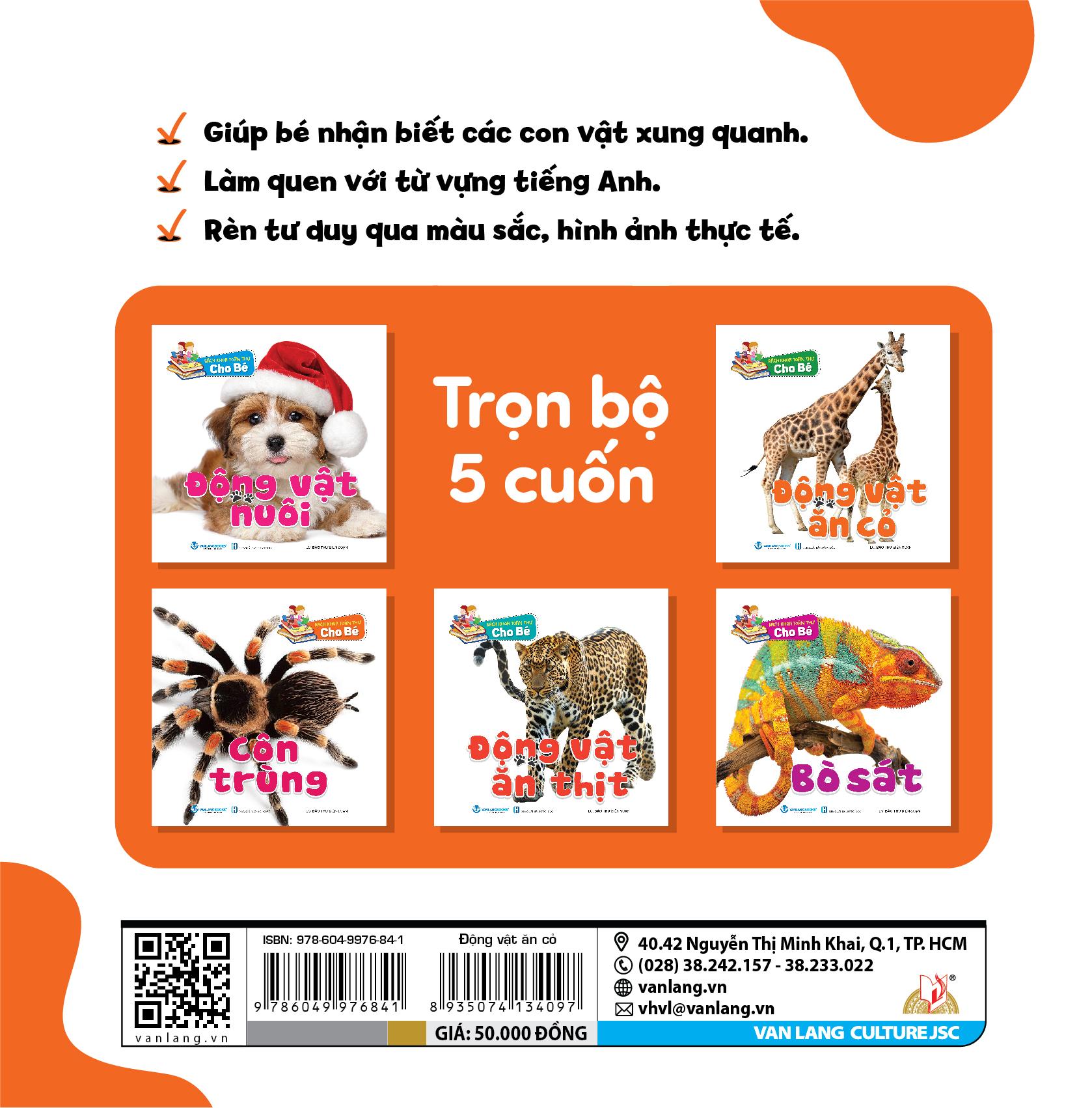 Bách Khoa Toàn Thư Cho Bé - Động Vật Nuôi (Bộ 5C) - Tái Bản