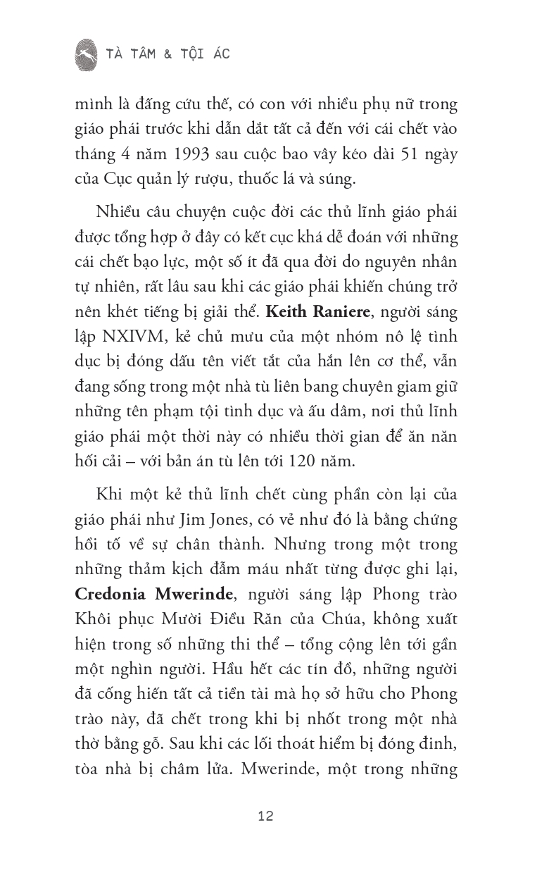 Sách - Tà Tâm & Tội Ác