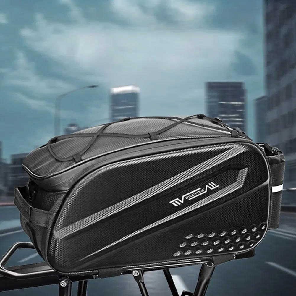 Túi Đựng Đồ Xe Đạp Thể Thao Chuyên Dụng Chất Lượng Cao RZA-390 10L EVA Vân Carbon Phản Quang Chống Nước Chắc Chắn Bền Bỉ
