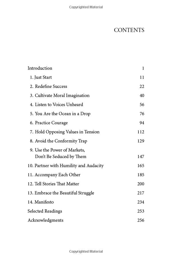 Manifesto For A Moral Revolution: Practices To Build A Better World