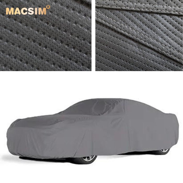 Bạt phủ ô tô chất liệu vải không dệt 3 lớp cao cấp thương hiệu MACSIM cho xe ô tô Mercedes GLE- màu ghi