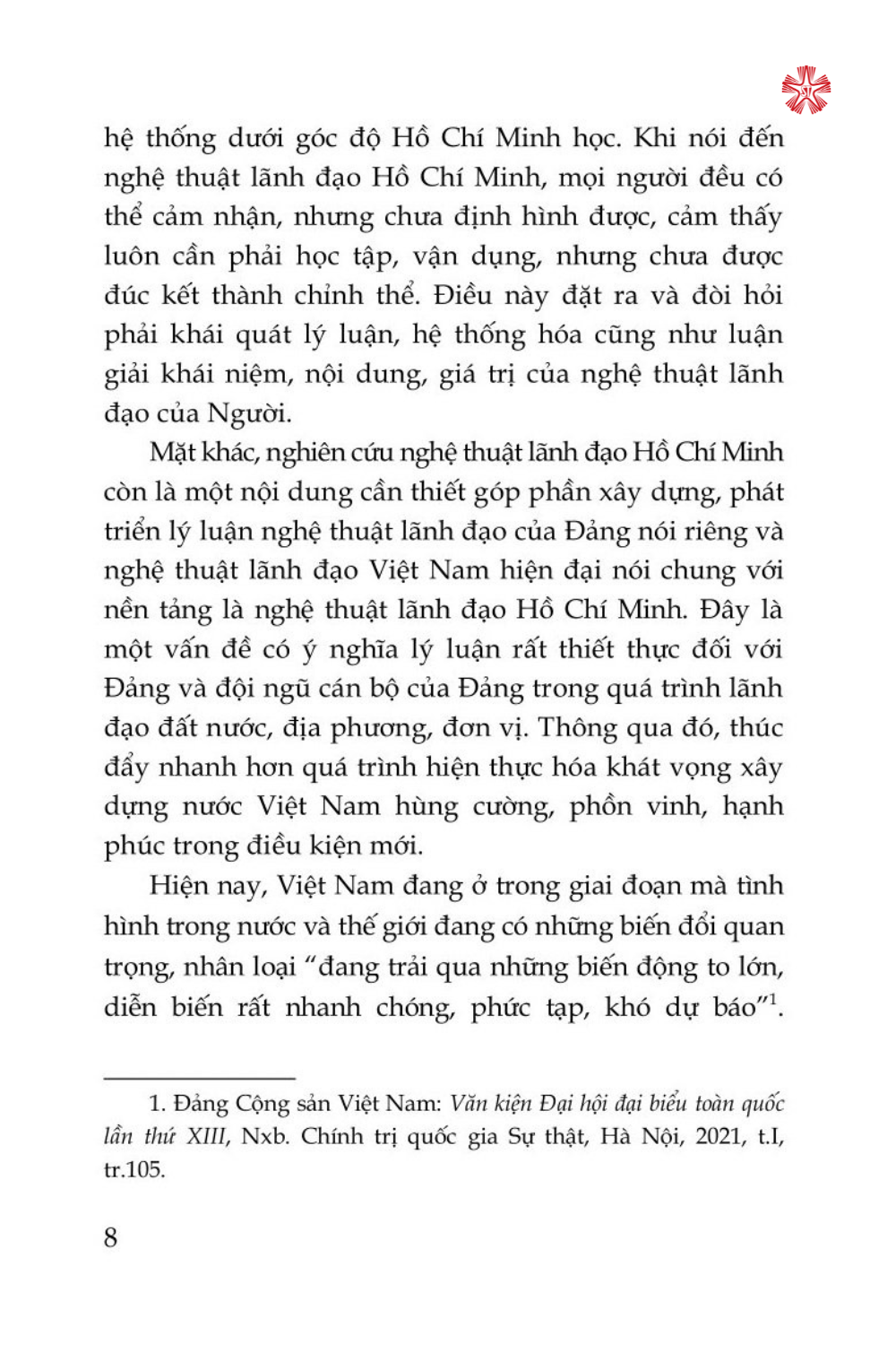 Nghệ thuật lãnh đạo Hồ Chí Minh ( bản in 2024)