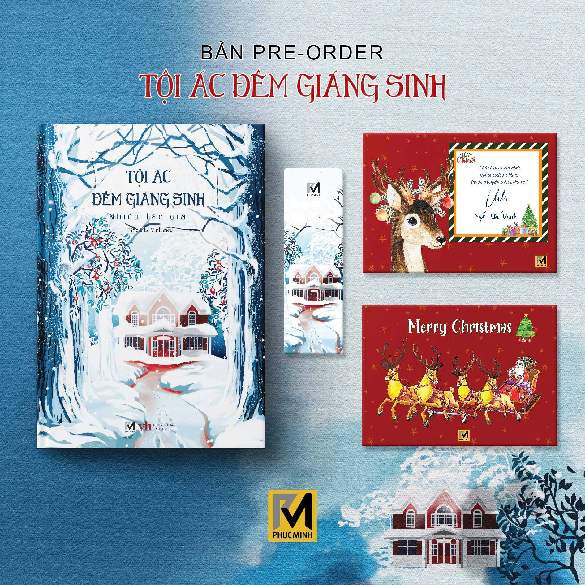 (Tặng kèm postcard dịch giả ký tặng) TỘI ÁC ĐÊM GIÁNG SINH - Nhiều tác giả – Ngô Thế Vinh dịch - Phúc Minh Books