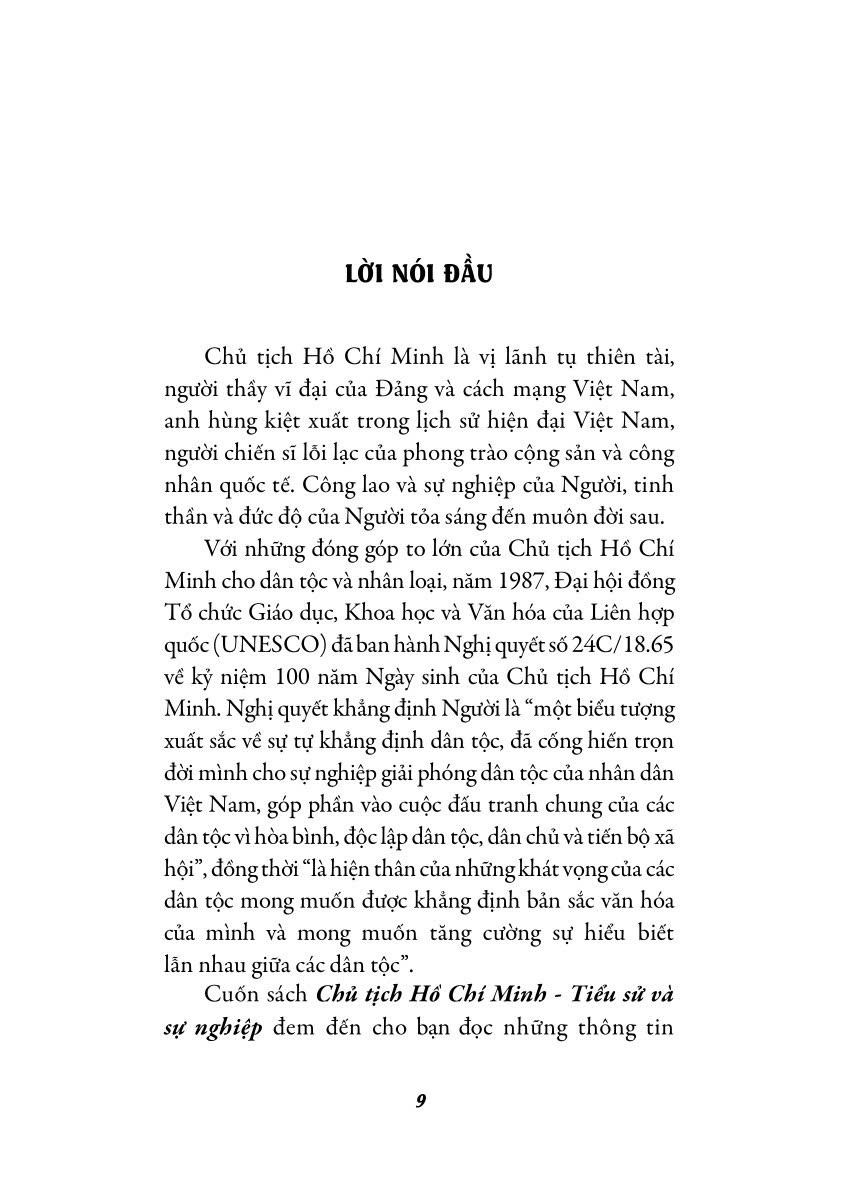 Chủ tịch Hồ Chí Minh - Tiểu sử và sự nghiệp
