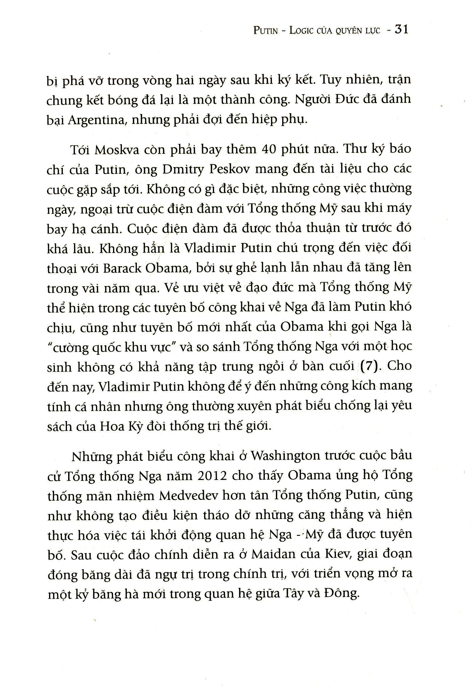 Sách Putin Logic Của Quyền Lực (Tái Bản 2020)