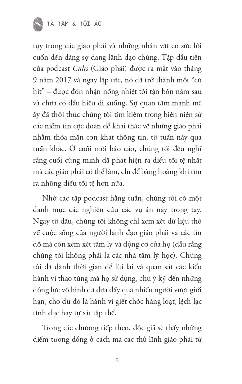 Sách - Tà Tâm & Tội Ác