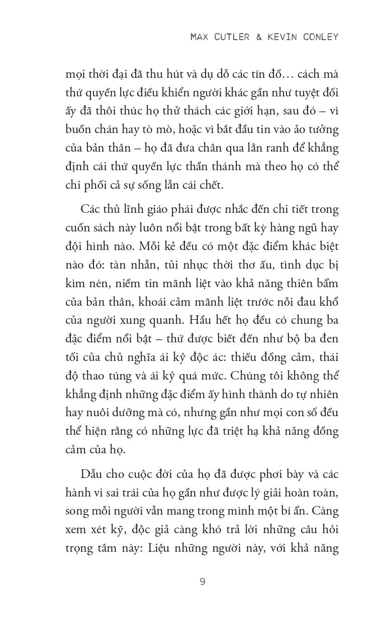 Sách - Tà Tâm & Tội Ác