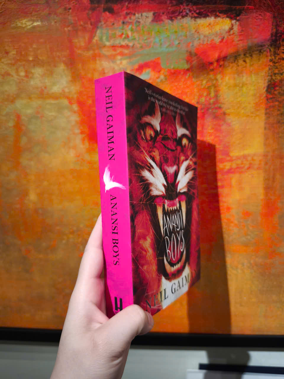 Sách - Anansi Boys by Neil Gaiman - Fantasy /Fiction in English