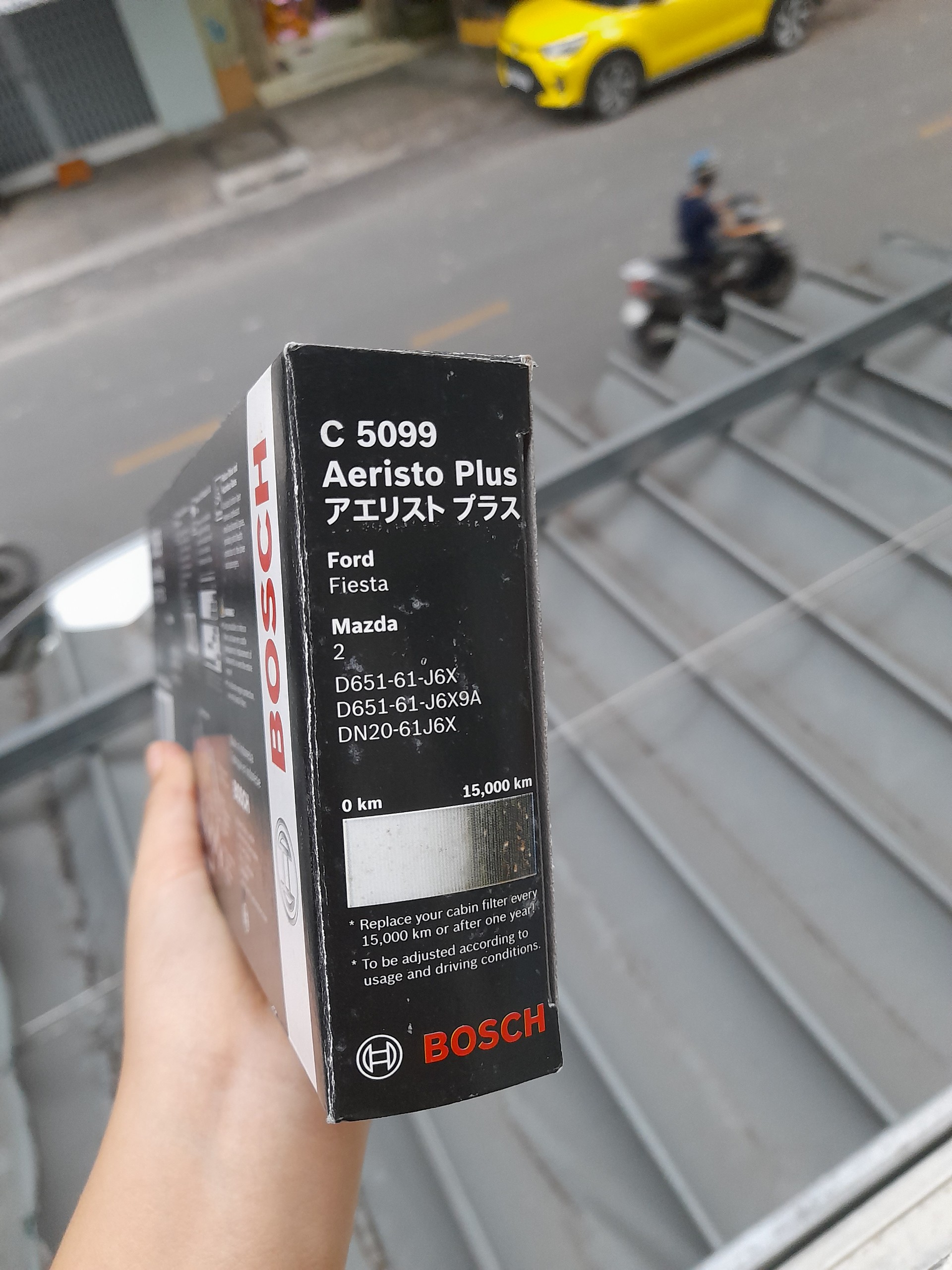 Lọc Gió Điều Hòa BOSCH C5099 | Dành Cho MAZDA Mazda2 ( 07- ); FORD Fiesta ( 10 - 13 ) ( Bộ 2 Cái ) | Tritin