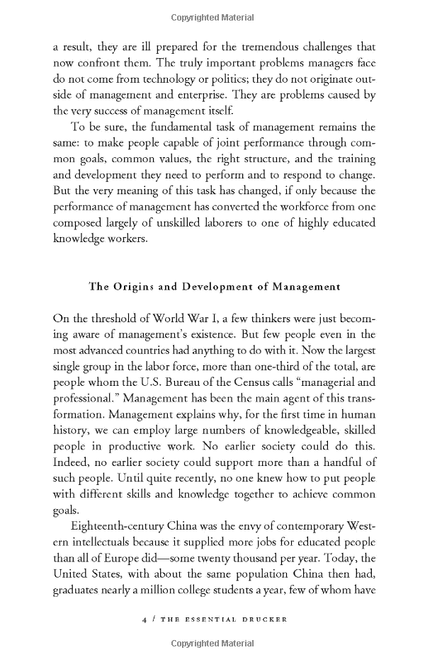 The Essential Drucker: The Best of Sixty Years of Peter Drucker
