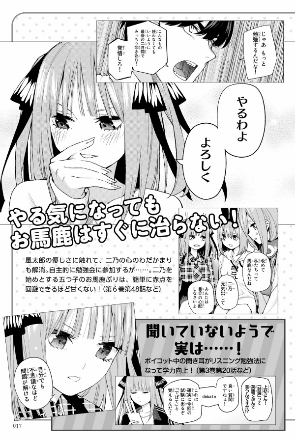 五等分の花嫁 キャラクターブック ニ乃 (KCデラックス)