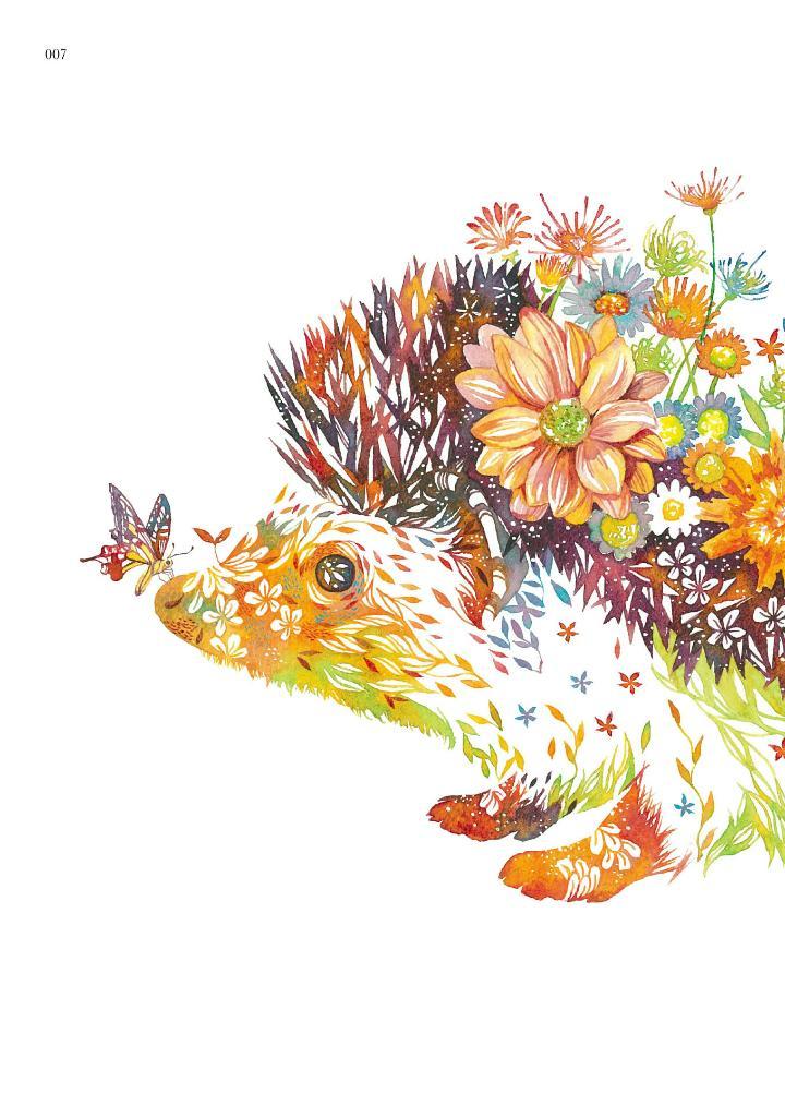 Sách ngoại văn: Hiroki Takeda Art Book: Colors of Life (Japanese Edition)