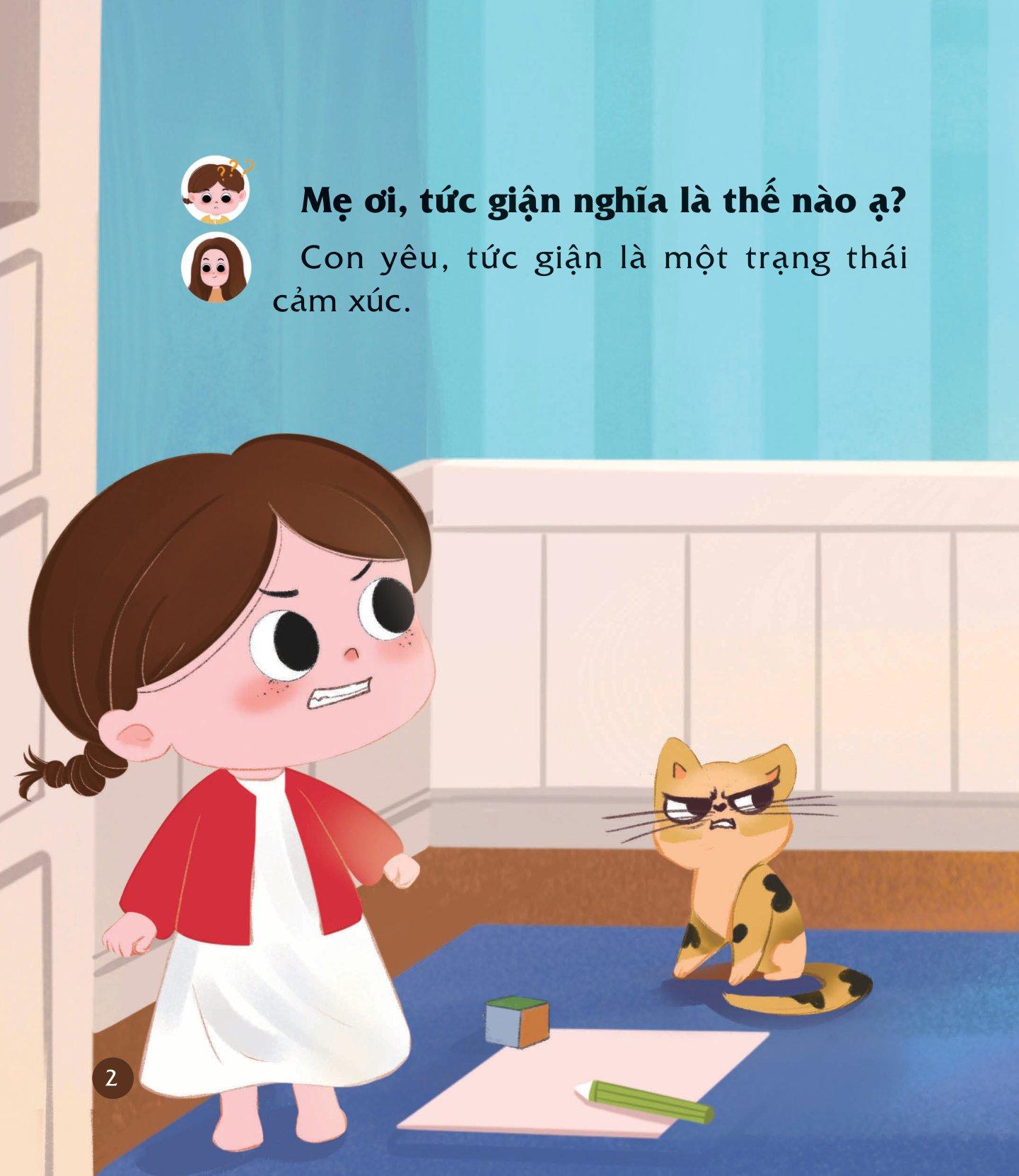 Sách Cùng Con Nuôi Dưỡng Cảm Xúc Tích Cực - Con Không Cáu Giận