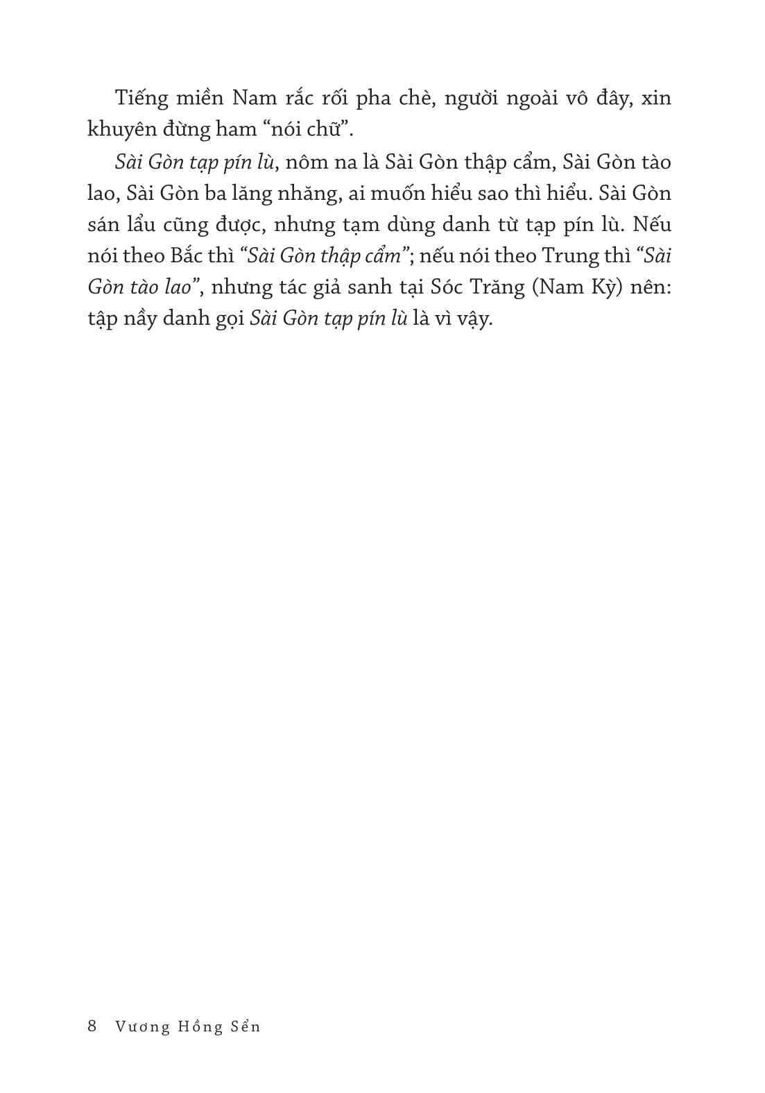 Sách - Sài Gòn Tạp Pín Lù