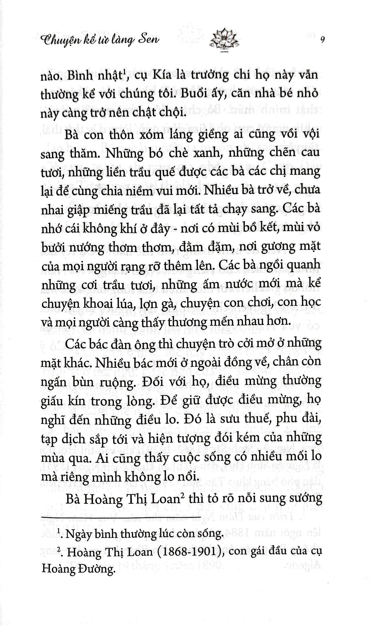 Chuyện Kể Từ Làng Sen