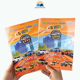 Sách - Bóc Dán Decal Thông Minh Trang Trí Sticker Ngôi Nhà Của Em - Các Hãng xe hơi nổi tiếng