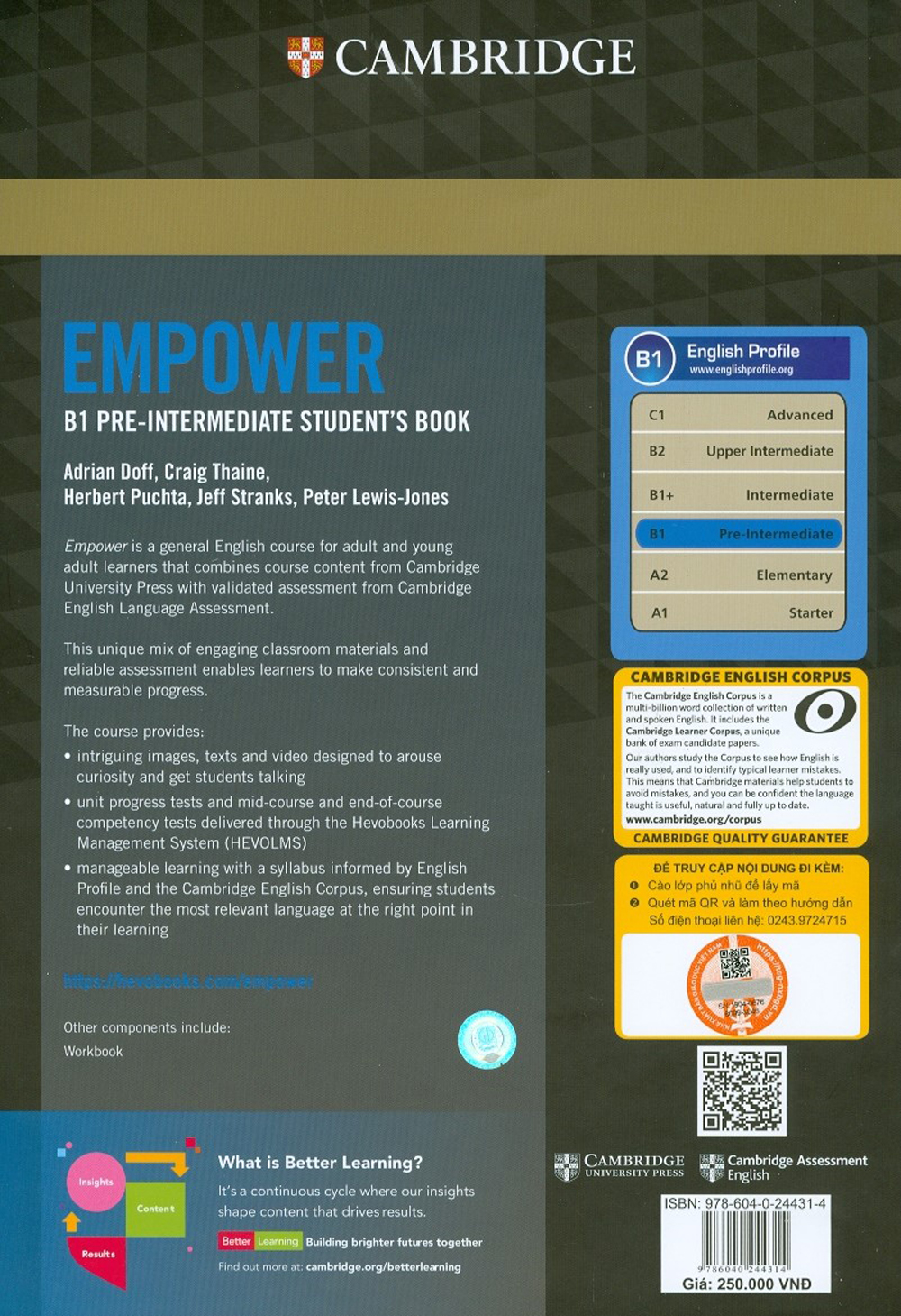 Combo 2 cuốn: Empower B1 Pre-Intermediate Student