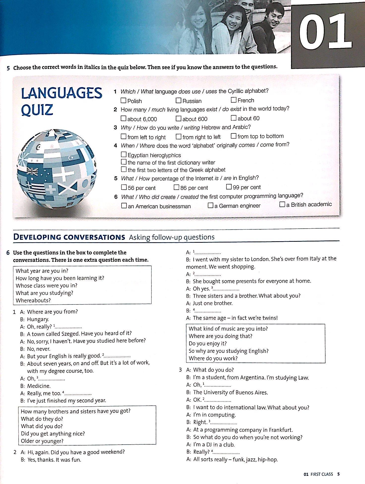 Outcomes Intermediate: Workbook