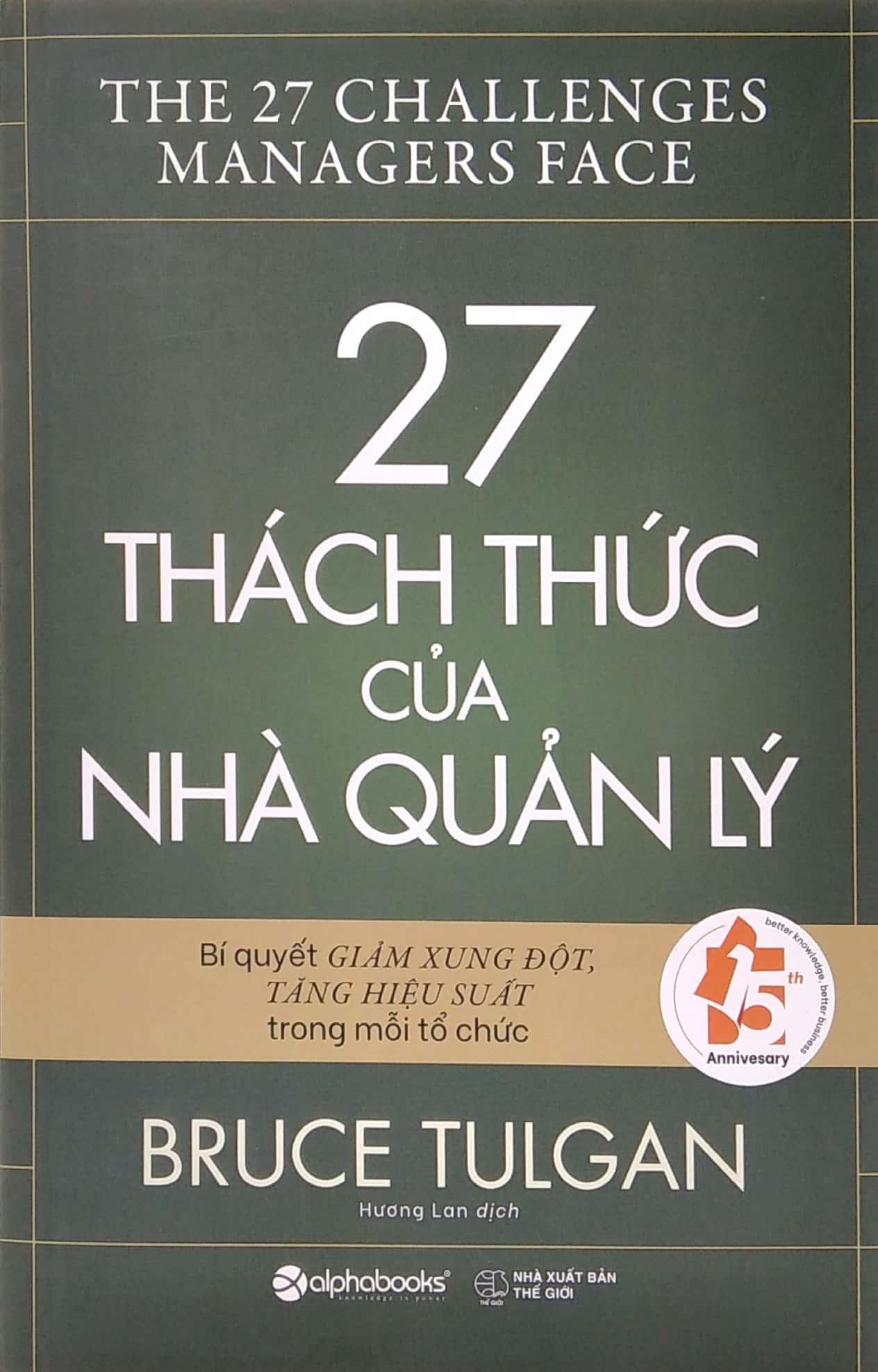 27 Thách Thức Của Nhà Quản Lý