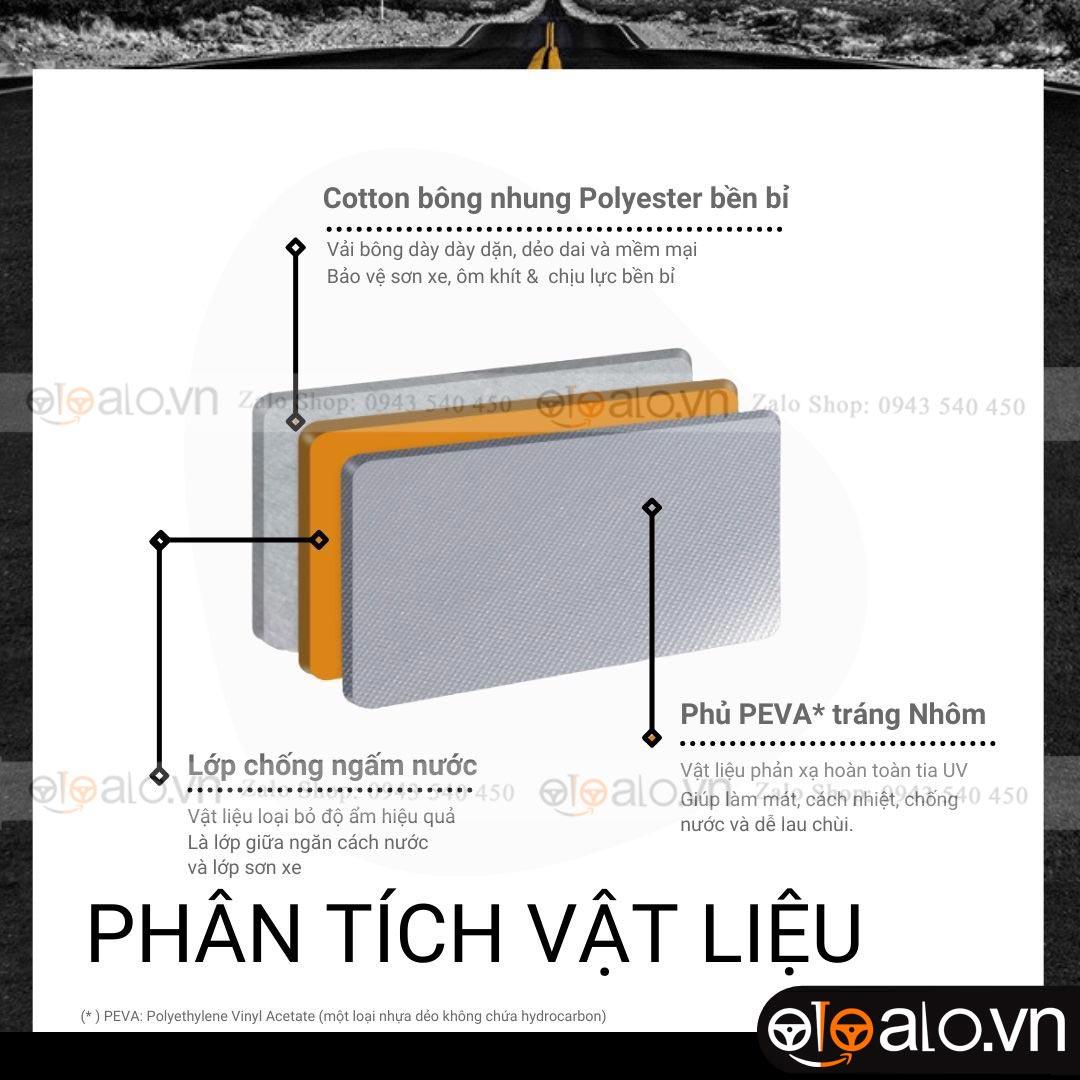 Bạt phủ ô tô dành cho xe Toyota Avanza 3 lớp cao cấp