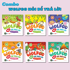 Combo 6 cuốn Wolfoo Hỏi Bé Trả Lời