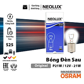 Combo 10 Bóng Đèn Sau Chân Cài S25 OSRAM NEOLUX Lắp Đèn Hậu, Đèn Phanh, Xi Nhan, Đèn Lùi Xe Ô Tô Xe Máy - Nhập Khẩu Chính Hãng