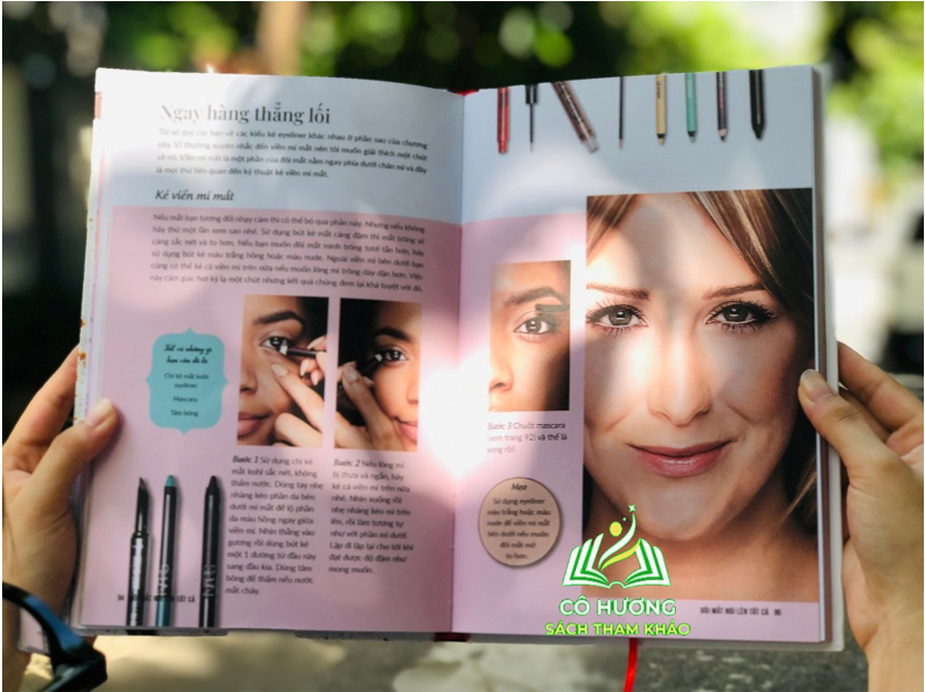 Sách The makeup manual sách học trang điểm tự nhiên học cách make up từ a-z bìa cứng