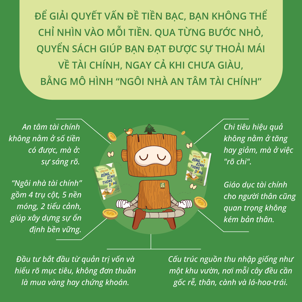 Sách - Sống Đời Rủng Rỉnh Thong Dong - Quán Xuyến Chuyện Tiền Nong, Hướng Về An Tâm Tài Chính