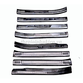 Bộ Ốp bậc cửa, Nẹp bước chân Peugeot 3008 – Mẫu Titan