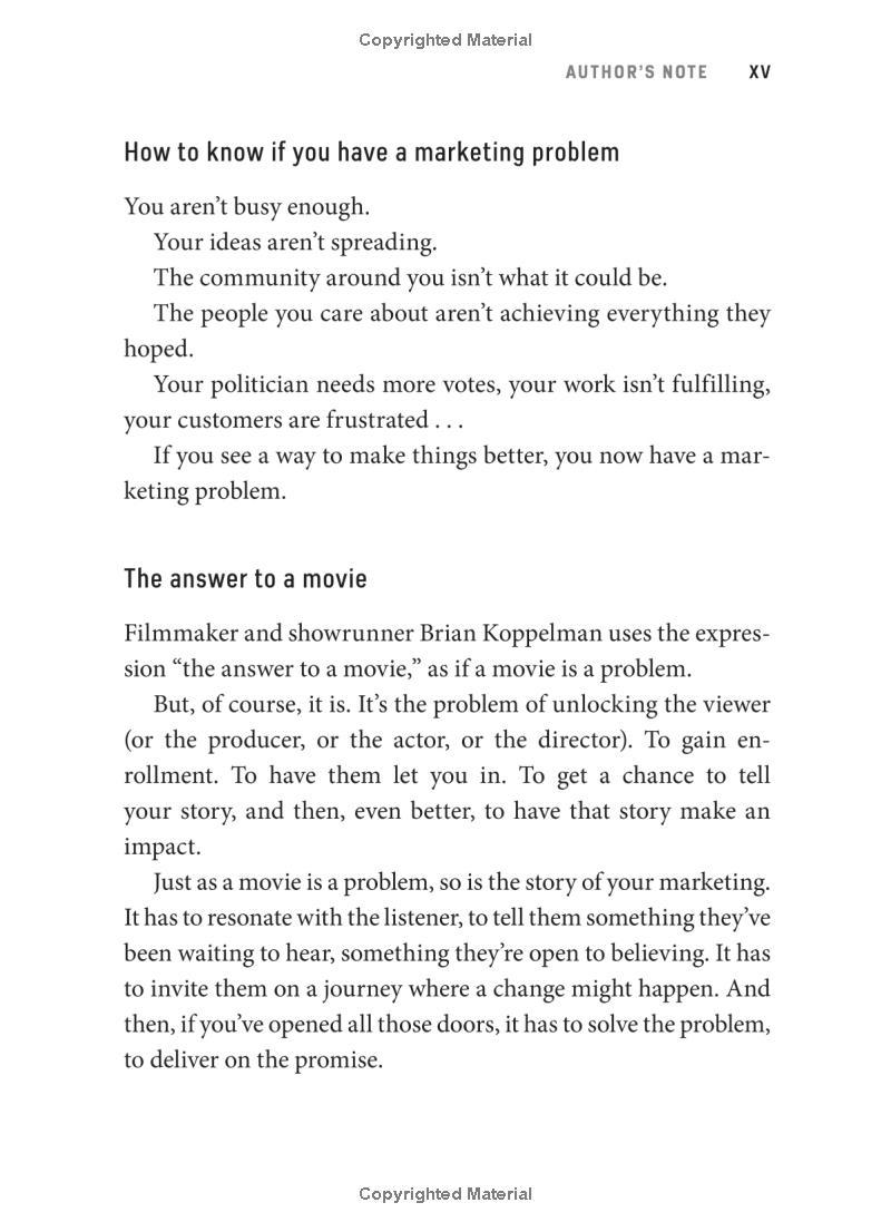 This Is Marketing : You Can