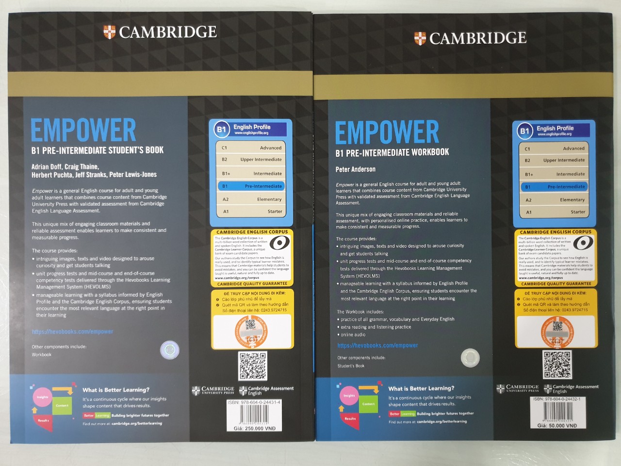 Combo 2 cuốn: Empower B1 Pre-Intermediate Student
