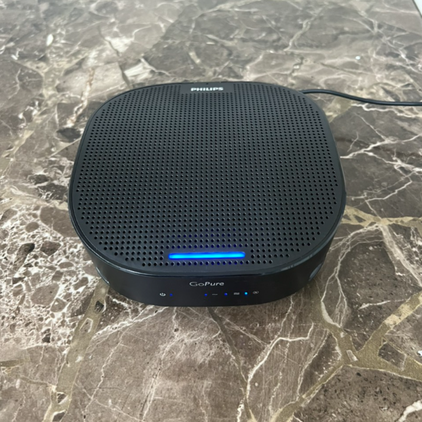 Máy khử mùi, lọc không khí trên xe ô tô Philips GP5301 - Cảm biến chất lượng không khí: 3 màu AQI - HÀNG NHẬP KHẨU