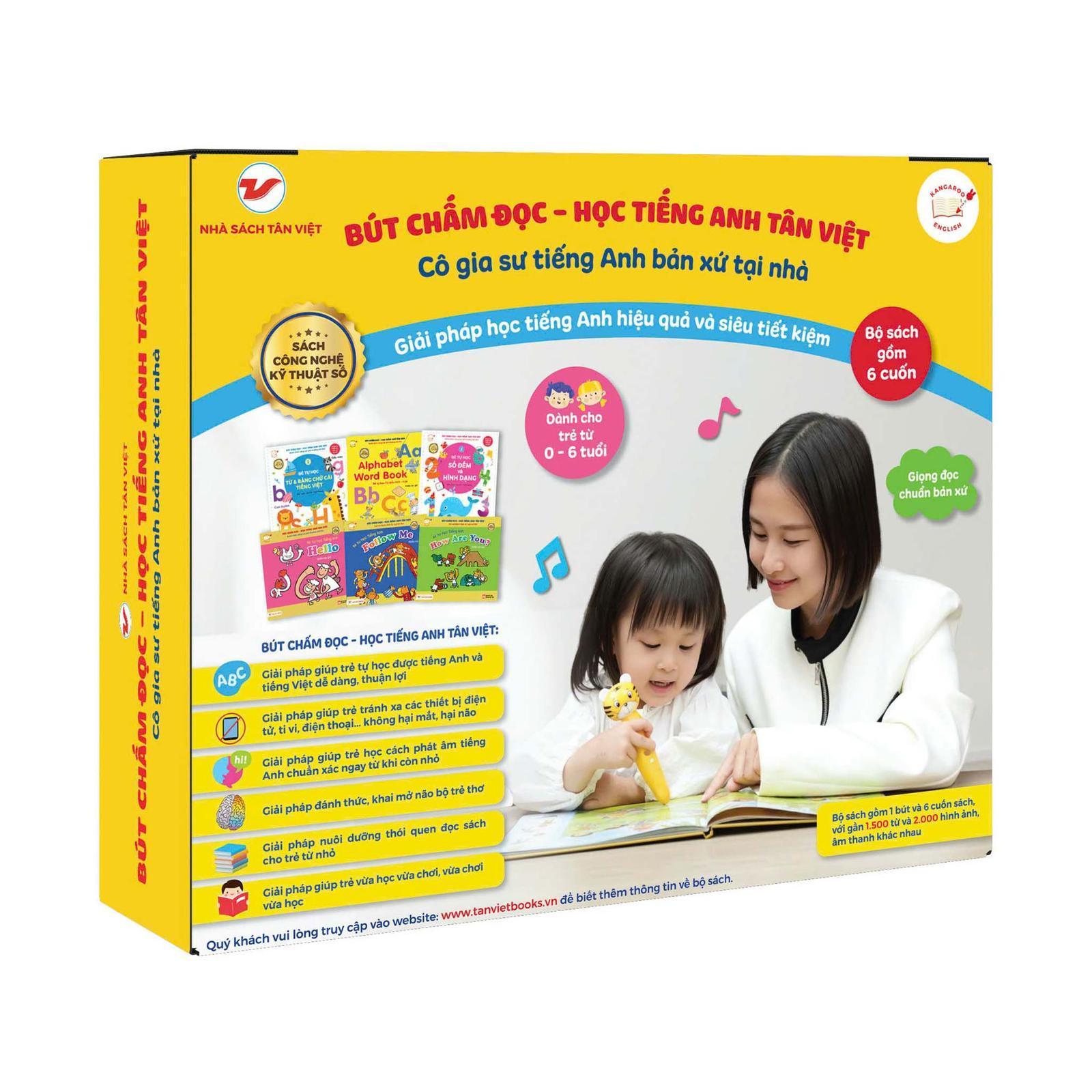 Bút Chấm Đọc - Học Tiếng Anh - Đánh Thức Năng Lực Phi Thường - Tiếng Anh Bản Xứ Tại Nhà (Từ 0 - 6 Tuổi) - Bản Quyền