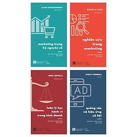 (Bộ 4 cuốn) Nguyên Lý Kinh Doanh Bền Vững:  Luân Lý Học Hành Vi Trong Kinh Doanh + Marketing Trong Kỷ Nguyên Số + Nghiên Cứu Trong Marketing + Quảng Cáo Và Hiệu Ứng Xã Hội