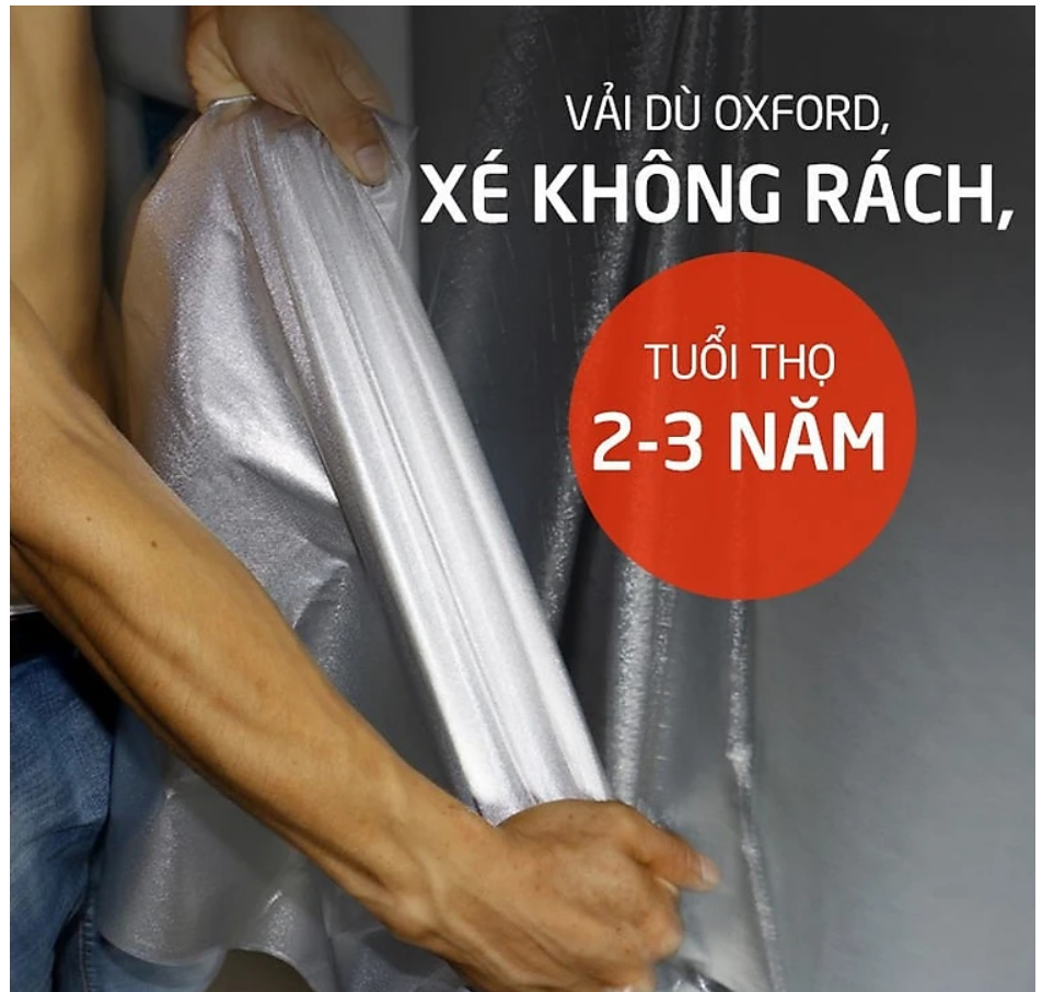 Bạt phủ ô tô tráng nhôm nano cao cấp - Bạt trùm xe hơi 3 lớp cách nhiệt chống nước tuyệt đối - Hàng chính hãng D Danido