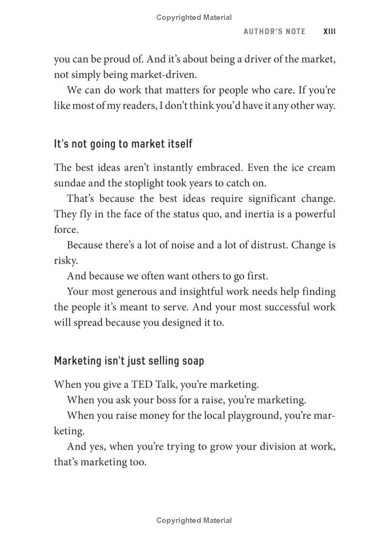 This Is Marketing : You Can